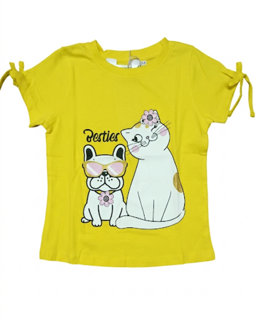 Besties print T shirt