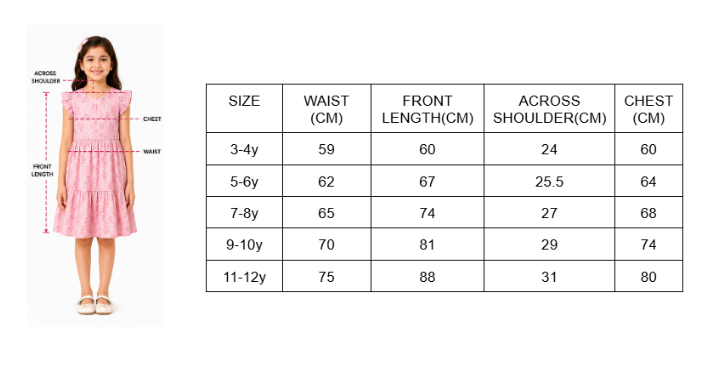 Frill skirt with closed collar top