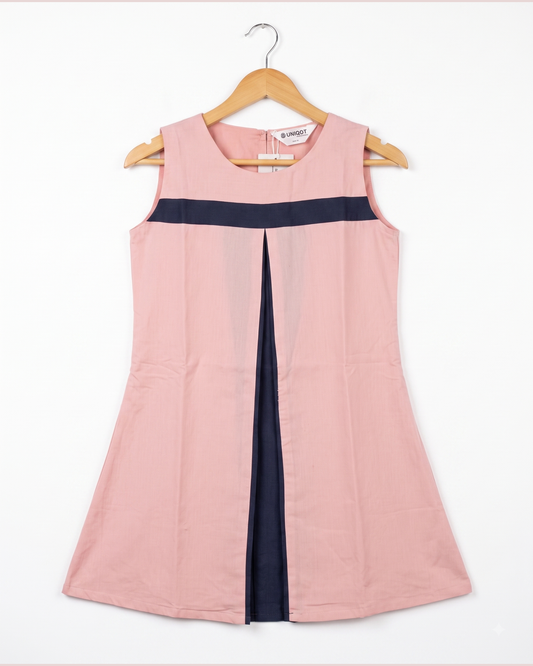 A line frock with yoke
