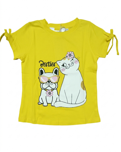 Besties print T shirt