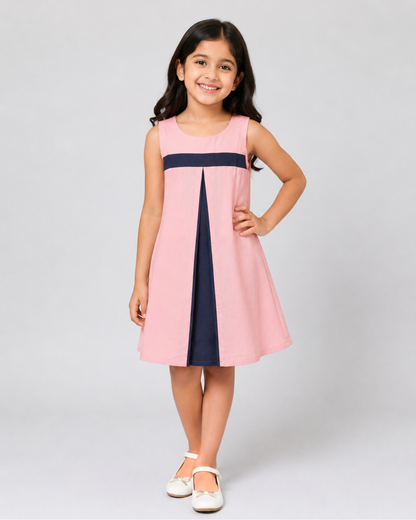 A line frock with yoke