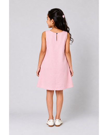A line frock with yoke