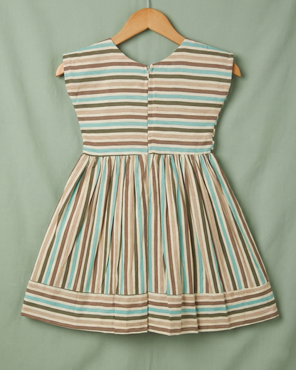 Mint Breeze Striped Dress