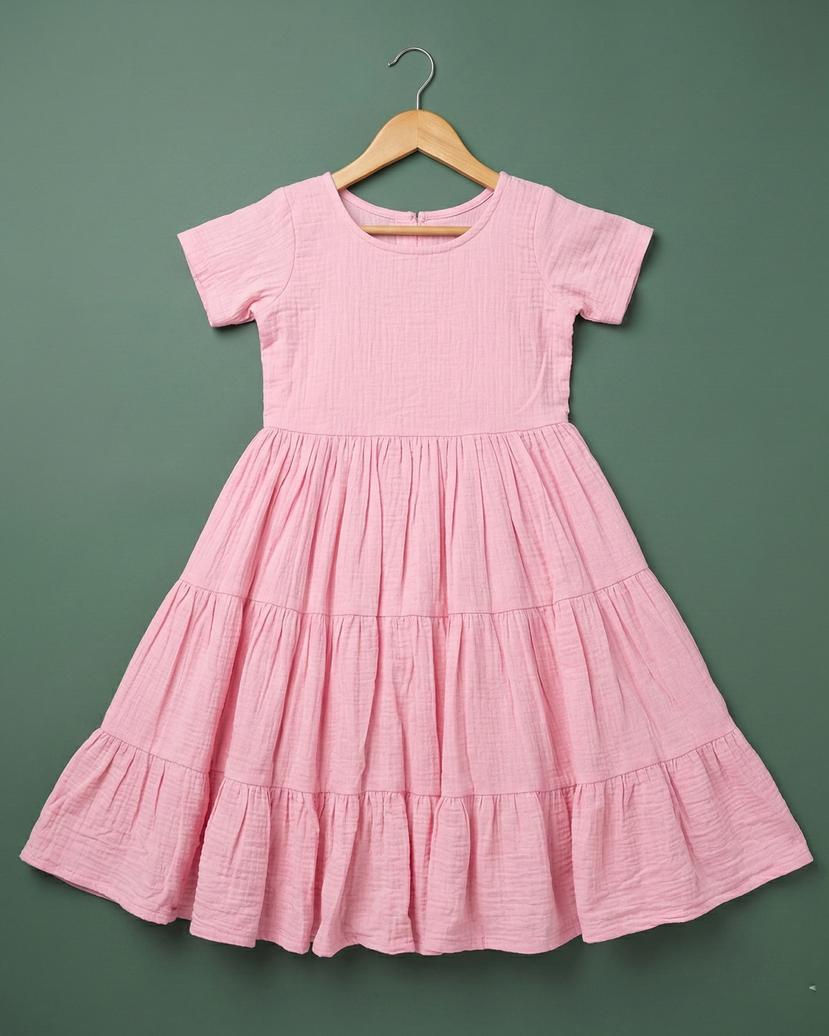 Pink Petal Twirl Dress