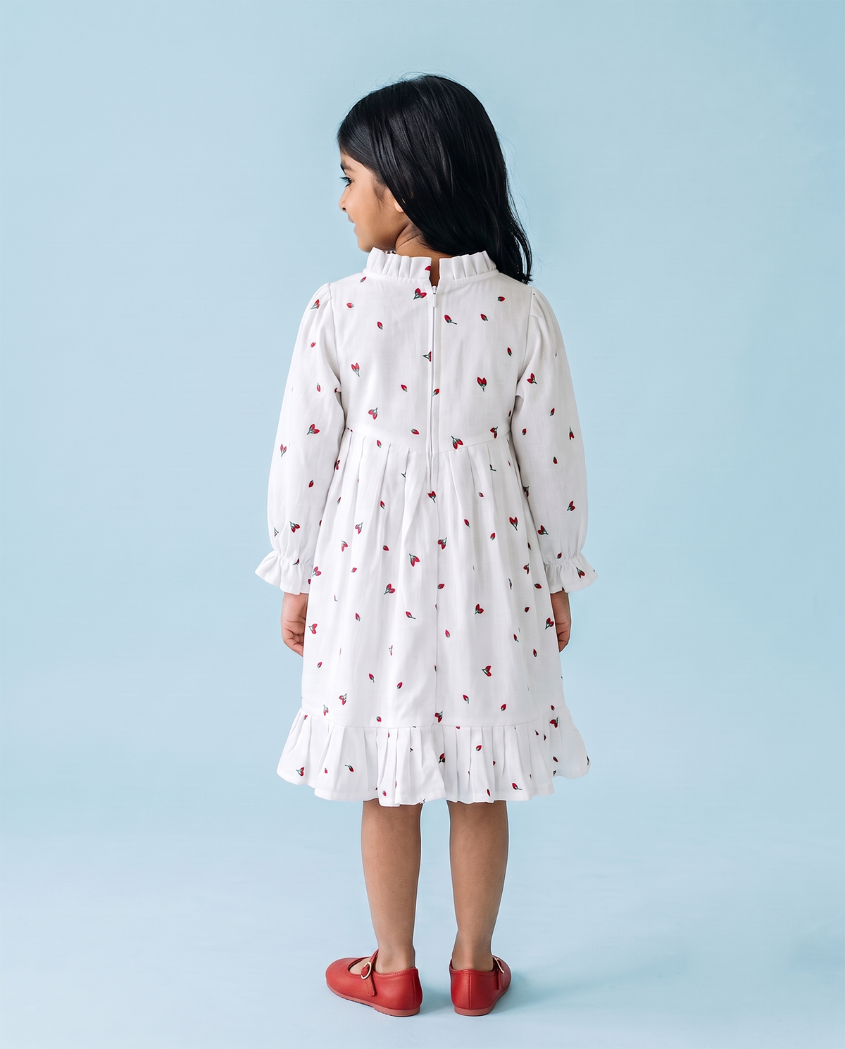 Strawberry Blossom Yoke Dress