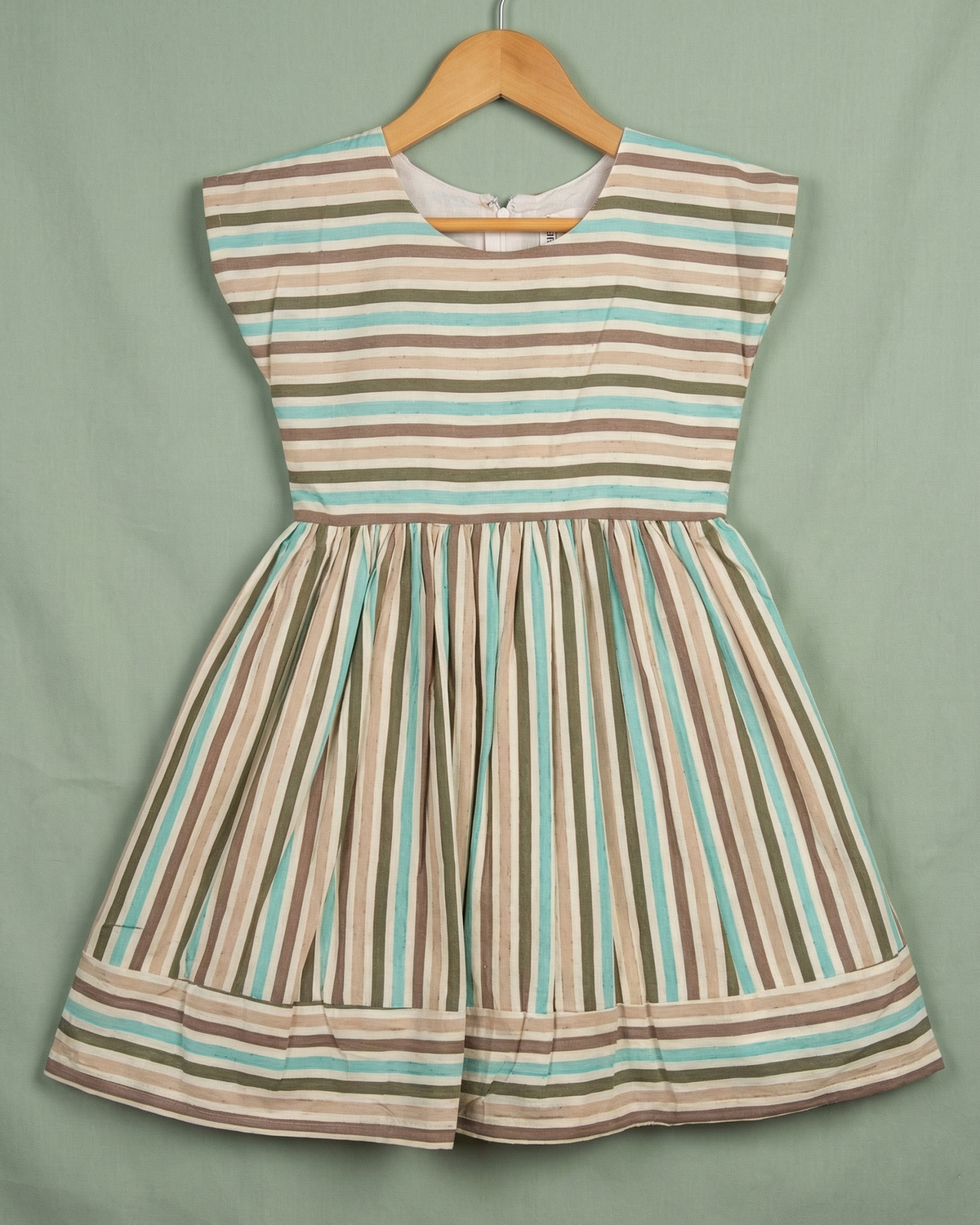 Mint Breeze Striped Dress