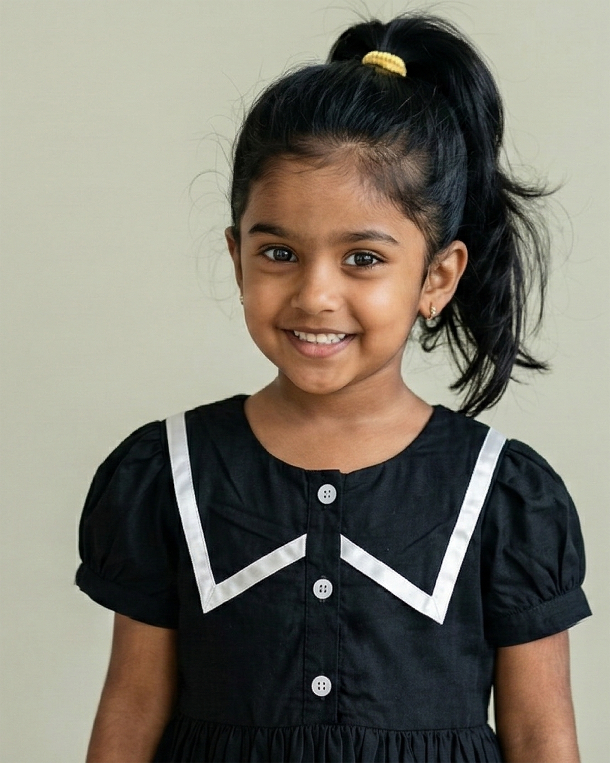Little Sailor Grace Dress-Black