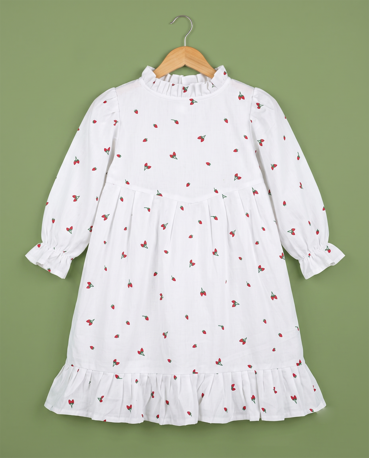 Strawberry Blossom Yoke Dress