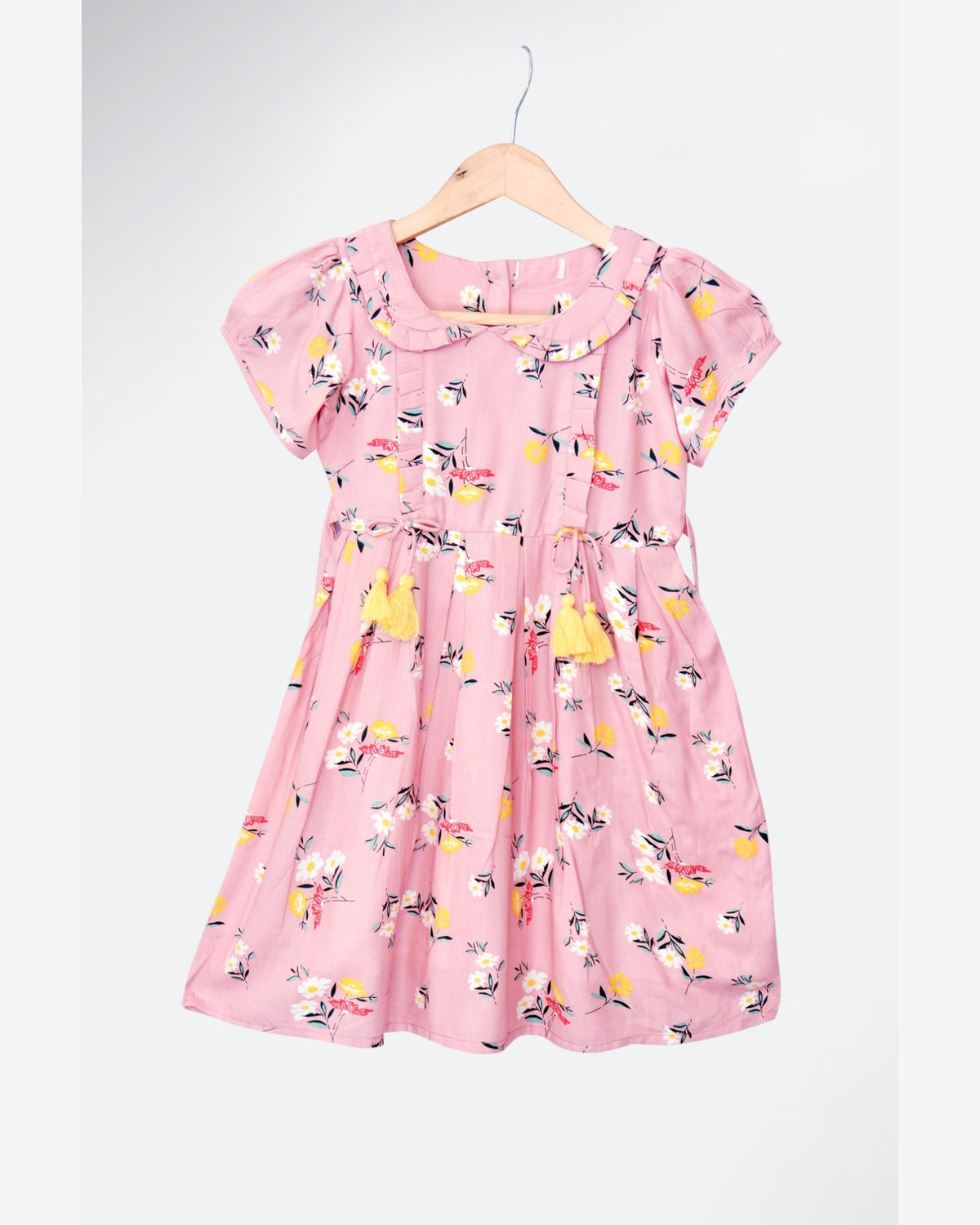 Short sleeves floral printed dress